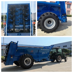 Remolque de toma de fuerza de granja, aplicador de fertilizante de granja/esparcidor de estiércol de 10 toneladas, esparcidor de fertilizante orgánico, remolque de fertilizante tractor - Product Image 6