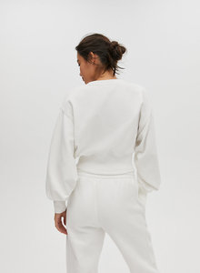 Sweat à capuche de culture de remise en forme de femmes de <span class=keywords><strong>tissu</strong></span> d'ouatine de produits chauds faits sur commande - Product Image 4
