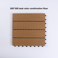 Épissage plancher de bois en plastique bon marché emboîtement WPC PE carreaux de terrasse balcon extérieur jardin terrasse épissage plastique bois