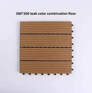 Épissage plancher de bois en plastique bon marché emboîtement WPC PE carreaux de <span class=keywords><strong>terrasse</strong></span> balcon extérieur jardin <span class=keywords><strong>terrasse</strong></span> épissage plastique bois - Product Image 5