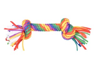 All'ingrosso della fabbrica nodo arcobaleno corda intrecciata cane giocattolo eco-friendly interattivo addestramento durevole Pet giocattoli - Product Image 2