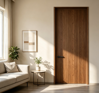 Portes intérieures en aluminium et bois insonorisées et résistantes à l'humidité, fabriquées sur mesure par Source Factory pour les maisons et les projets d'ingénierie
