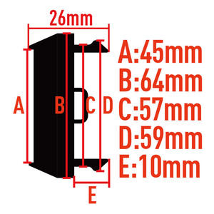 Cubierta de rueda de coche RACING de 64mm, tapas centrales de estilo de coche, insignia Compatible con <span class=keywords><strong>Volkswagen</strong></span> Toyota Ford Renault Opel Suzuki - Product Image 6