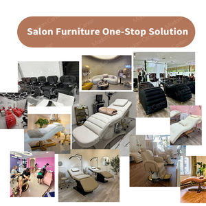 Madamcenter Mobilier de Barbier Équipement pour Salon de Barbier Ensemble de Mobilier pour Salon de Coiffure Chaise de Salon de Coiffure - Product Image 2