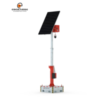 Circularegg en stock : Tour de sécurité mobile à économie d'énergie avec balise de surveillance et caméra CCTV solaire pour parcs à thème et extérieur