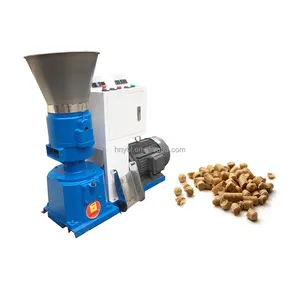 Home Use Poultry feed Pellet Feed Machine Rice Husks Cotton Stalks Pellet Making Machine for sale