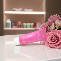 LIXIN LX333 50/100ml Flip Top Aluminium/Plastique Blanchissant Nettoyant Visage Squeeze Tubes Rose Crème Personnalisé Emballage Vide