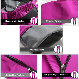 Pantalones térmicos de senderismo para <span class=keywords><strong>mujer</strong></span>, ropa impermeable para deportes al aire libre, escalada, <span class=keywords><strong>montaña</strong></span>, Camping, Invierno - Product Image 5