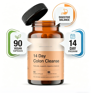 Suplemento para el Equilibrio Digestivo Hecho en el <span class=keywords><strong>Reino</strong></span> Unido, Desintoxicación y Limpieza de Colon de 14 Días, 90 Cápsulas Veganas, Sin Gluten, Sin OMG, Certificado GMP - Product Image 5