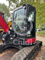 Mini-excavatrice sur chenilles hydraulique Honda d'occasion de haute qualité VIO55 5,5 tonnes avec pompe hydraulique en stock