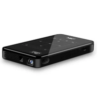 Projecteur DLP 4K P09II 5000mAh 100 ANSI Lumens Android 14 Mise au point manuelle Full HD 1080P Courte portée Home Cinéma Extérieur