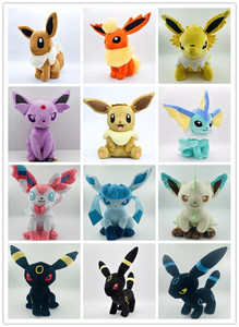 Vente en gros de peluches Eevee en tissu doux de 30 cm, peluches Pokémon, Umbreon, Jolteon, Espeon - Product Image 2