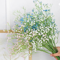 LO-1152 Kunstmatige Baby's Breath Steel, Enkelvoudige Gypsophila Spray voor Minimalistische Vaas & Bloemdecoratie voor Thuis