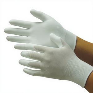 Guantes Conductivos Antiestáticos de Nailon y PU para Palma y Puntas de los Dedos con Resistividad de 10e7-9 Ohm, Marca SI, Modelo SI-719 - Product Image 1