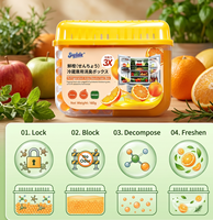 Éliminateur d'odeurs portable pour réfrigérateur 120g avec extrait de thé pour un environnement alimentaire frais