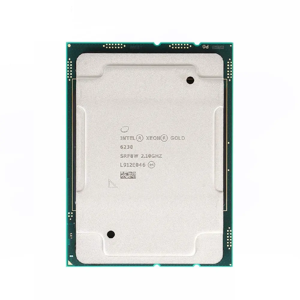 معالج Intel Xeon Gold 6230 20-Core 40-Thread 2.10GHz CPU Server 125W TDP معالج خارجي متين