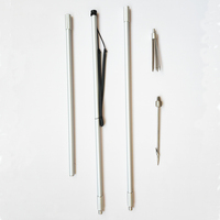 Lances à main en aluminium pour la plongée sous-marine et la chasse sous-marine Slings hawaïens Lance Pole 2m Outils et accessoires de pêche