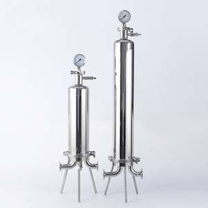 ระบบกรองของเหลวเคมีละเอียดแบบกรองความแม่นยำสูง ขนาด 10 นิ้ว ทำจากสแตนเลส 304 พร้อมไส้กรองแบบแกนเดี่ยว - Product Image 4