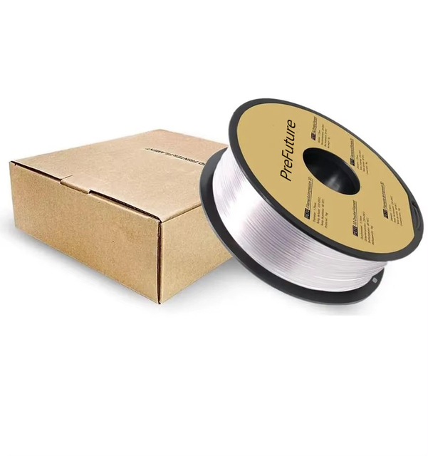 ISO9001 Verified Transparent PETG 3D Printers Filaments Less Warping No Knotting 3D Printing Materials PETG DIY Filaments