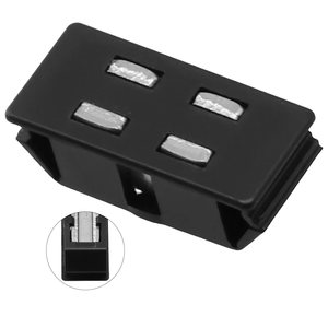 8M5915023AA Cubierta de la caja del reposabrazos <span class=keywords><strong>automotriz</strong></span> Cerradura de hebilla magnética para Ford Focus 2005-2013 Astilla y negro - Product Image 3