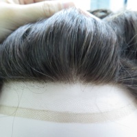 Autel — système de remplacement de cheveux pour hommes, toupet Lace Front et Base en peau, nœuds décolorés