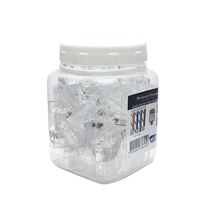 RJ11 RJ12 6P4C 6P6C 3 Ports Ligne Téléphonique Splitter Connecteurs 6P4C mâle modulaire plug rj11 connecteur