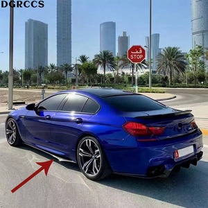 สเกิร์ตข้างคาร์บอนไฟเบอร์ทรง V สำหรับรถยนต์ BMW ซีรีส์ 6 รุ่น F06 F13 M6 ปี 2012-2016 พร้อมเทคโนโลยีสุญญากาศ ติดตั้งง่าย - Product Image 6