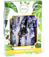 Set Alat Kebun 3-Piece untuk Dewasa dengan Sekop, Garpu, Gunting Pangkas, Gagang Baja, Konstruksi Logam Tahan Lama untuk Berkebun di Luar Ruangan