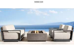 Juego de sillas de mesa de comedor al aire libre de jardín blanco de Venta caliente de suministro de fábrica juegos de jardín de aluminio fundido - Product Image 4