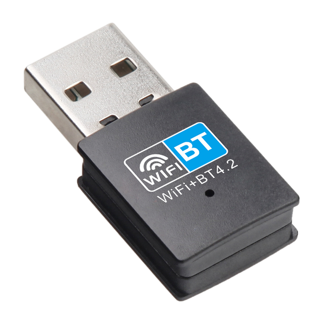 Mini 150Mbps Realtek RTL8723DU 2-in-1 USB WiFi & BT 4.2 Receiver Adapter 150M Wi-Fi Dongle for Laptop PC