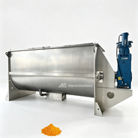 Mélangeur à poudre rapide en acier inoxydable pour épices alimentaires, cumin, coriandre, haute efficacité, automatique