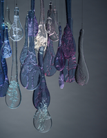 Projet d'éclairage FLUO: Beauté des fleurs-Design de lustre d'hôtel moderne