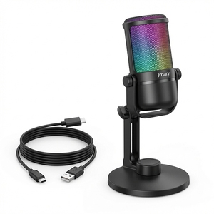 Micrófono Profesional RGB USB de Condensador para Juegos Jmary MC PW13 con Botón de Silencio para Transmisión en Vivo - Product Image 3