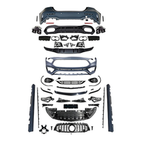 Body Kit Modifikasi Gaya W177 A45 untuk Mercedes Kelas A W177 Hatchback A180 A200 A220 A250 2020+ Tuning Eksterior