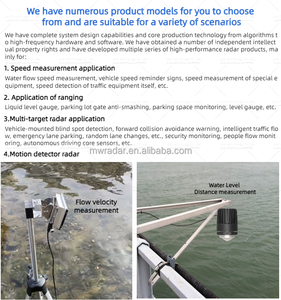 Датчик уровня жидкости LUDA LDSR08: Оригинальный радарный измеритель скорости 24 ГГц для точного измерения течения воды - Product Image 5