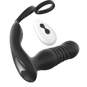 Anale Butt Plug Vibrator Draadloze Afstandsbediening Prostaat Massager Orgasme G-Spot Stimulatie Mannelijke Penis Haan Ringen - Product Image 4