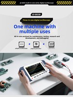 NOUVEAU Oscilloscope/Multimètre/Générateur de signaux 3-en-1 - Testeur de formes d'onde portable haute précision avec écran tactile 7 pouces USB-C pour