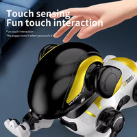 AiJH Jouet télécommandé intelligent de charge Rc Walking Dog 2.4GHz 360 Rotating Changeable Dog Interactive RC Robot Toys