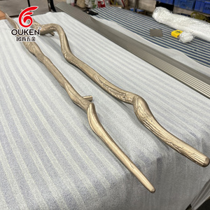 Manija de Puerta Larga de Latón <span class=keywords><strong>Dorado</strong></span> Antiguo para Entrada Principal, Tirador de Lujo para Puerta Corredera Frontal de Hotel o Villa - Product Image 6