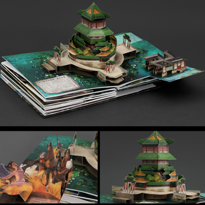 <span class=keywords><strong>Livre</strong></span> pop-up géant de haute qualité sur le thème du vieux palais d'<span class=keywords><strong>été</strong></span> chinois pour enfants - Product Image 2