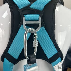 Prévention des chutes <span class=keywords><strong>couvreur</strong></span> Construction échafaudage PPE harnais de corde de sécurité boucle en aluminium réglable ceinture de sécurité complète du corps - Product Image 5