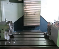 Fresadora CNC Vertical de 4 Ejes con Certificación CE del Fabricante, Control GSK, BT40, Motor Único, Alta Rigidez, Alta Velocidad, Uso Pesado