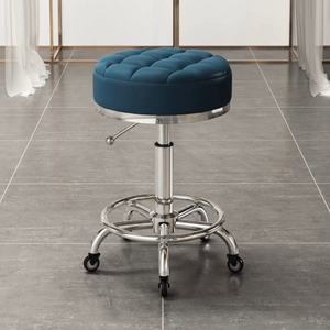 Tabouret de barbier, tabouret de salon, chaise de tatouage rose et or, salon de coiffure, vente en gros, multifonction, réglable, cosmétique - Product Image 5