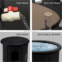 2025 baignoires plongeantes froides de haute qualité dosette de récupération baignoires plongeantes froides faciles à plier baignoires à glace plongeantes froides réservoir de bain