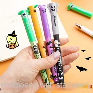 ปากกาเจล ด้ามบาง ลายฮาโลวีน หัวฟักทอง ขายดี ปากกาลบได้ คุณภาพสูง ชุดปากกาเจลลบได้ - Product Image 5