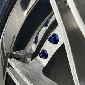 Jantes de voiture en alliage d'aluminium forgé à cinq branches échelonnées de remplacement OEM de 18 à 21 pouces, neuves, 4 pièces, 5*100 4*100 5*108 5*120 - Product Image 5