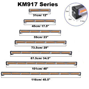 Barra de Luces LED COB Superbrillante de 40'' (101 cm), Nueva, con Función Estroboscópica, Luces de Advertencia Intermitentes para <span class=keywords><strong>Tesla</strong></span> Model 3 - Product Image 3