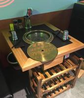 Grill de table japonais pour restaurant commercial, en acier inoxydable, avec tube chauffant électrique, sans fumée