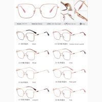 MS 81171 Chine Usine Vente en Gros Usine Prix Pas Cher Lunettes Femmes Montures de Lunettes Spectacle Montures Optiques
