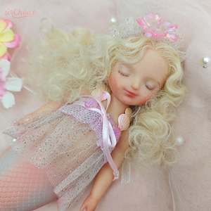 Poupée sirène reborn réaliste miniature de 25 cm, 10 pouces, en silicone, faite à la main, pour enfants et collectionneurs - Product Image 4